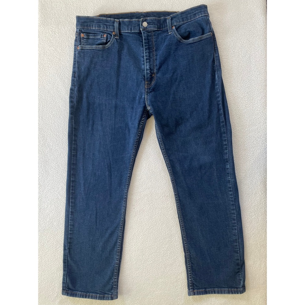 Levi's Mens 559 Hemmed 40x27 559 Relaxed Straight Jeans‎ Dark Wash Blue